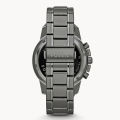 Fossil Dean Black Dial Chronograph Black Stainless Steel Watch For Men FS-4721. 