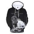 Rapper Lil Tjay 3D Printed Hoodies Mens Casual Pullover Streetwear Sweatshirt Tracksuit Oversized Hooded Clothes Cool Black Coat. 