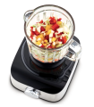 Kenwood Fdm307Ss Full Size Food Processor, 800 Watt With Grinder - Black Silver (International Warranty). 