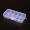 Transparent Storage Container Jewelry Box Clear Plastic Jewelry Organizer Box Earring Storage Organizer Display Case for Beads.. 