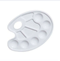 Art Plastic Paint Pallet medium - Color Pallet - 10 well for mixing Paint Color Mixing Tray Painting Tray Art Palettes. 