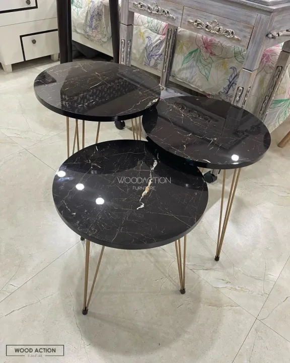 YES%20TO%20DECOR%20%201%20Pcs%20/%20Set%20of%203%20Round%20Coffee%20Table%20HIGH%20Gloss%20Nesting%20End%20Tables%20-%20Round%20Wood%20Stacking%20Coffee%20Side%20Tables%20with%20Metal%20Legs%20for%20Living%20Room,%20Home%20Office,%20Nightstands%20for%20Bedroom,%20Sturdy%20Easy%20Assembly%20-%203%20Piece%20Modern%20Nesting%20Table%20Living%20Room%20-%20Image%202