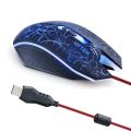 MFTEK Tag 3 2000 dpi LED Backlit USB Wired Unbreakable ABS Body Gaming Mouse (Black). 