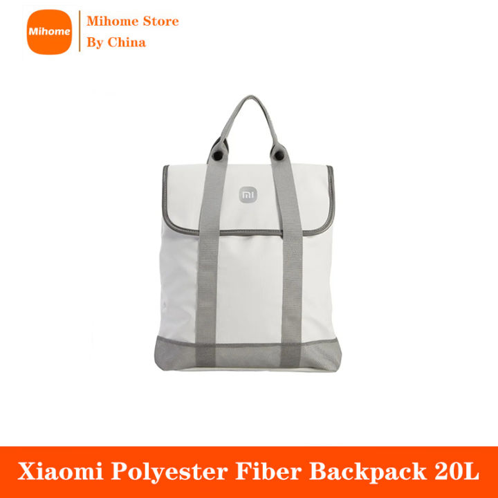 Xiaomi 20L Polyester Fiber Backpack Outing Trend Student Casual Simple Portable Bag For Men Women Student