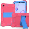 For Samsung Galaxy Tab A 8.4 (2020) Shockproof Two-Color Silicone Protection Case with Holder. 