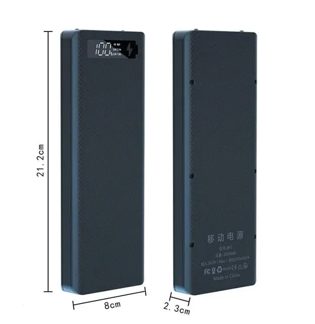 High Quality 8 cell power bank case 18650 power Bank case 1×8 (without cell)