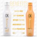GK Hair Shield Shampoo & Conditioner Kit 240ml – UV/ Sun Protection for Dry, Damaged Hair | With Aloe Vera & Natural Oils | Imported USA. 