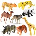 Animals Figures Toys, Realistic Jumbo Wild Zoo Animals Figurines Plastic African Jungle Animals Playset for Kids Toddlers. 