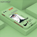 Hontinga for iPhone 7 Plus / 8 Plus Case Side Design Phone Cover Anime Uzumaki Naruto Cover Square Edge Pattern Liquid Silicone Trend Case. 