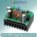 600W Constant Voltage Boost Module Power Supply Constant Current Boost Voltage 9V-60V to 12V-80V 48V 72V. 