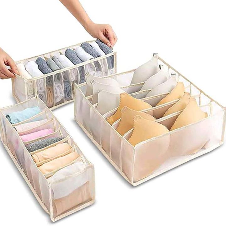 3Pcs/Set%20Bra%20socks%20panty%20drawer%20organizer%20Foldable%20underwear%20box%20Wardrobe%20clothes%20storage%20box%20Net%20fabric%20underwear%20organizer%20-%20Image%202