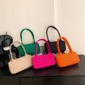 DishyKooker Trendy Underarm Bag For Women Retro Solid Color Shoulder Bag Handbag For Valentines Gifts. 
