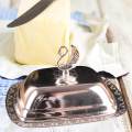 European Butter Dish Box, Lith Lid Cheese Butter Box Cheese Server, for Home Kitchen. 