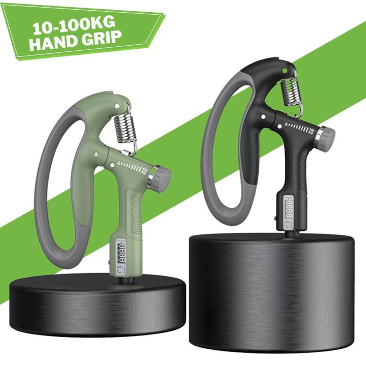 10-100Kg Adjustable Hand Grip Enhancer Electronic Arm Wrist Muscle Trainer Fitness Equipment Denovo Mart