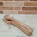 Wooden Spoons & Spatulas Medium Set - 3 Pieces Kitchen Cooking Utensils. 