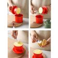 Glossy Finish Butter Bell Crock Durable with Lid Handmade Butter Holder Thicken Big Capacity Ceramic Butter Dish Kitchen. 