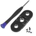 Metal Finger Tripod Mount Adapter Dual Port 1/4 Thread Hole Folding Base for GoPro 10/9/8/Max Sports Cameras Accessories. 