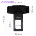 Amamia Seat Belt Clips Rhinestone Universal Car Seat Belt Buckle Plugs. 