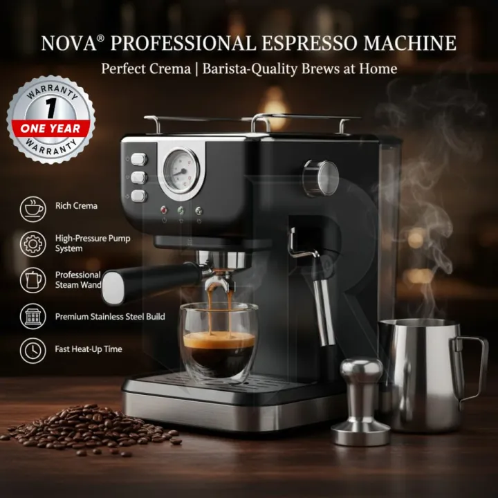 ignus coffee roasters | coffee shop... Coffee Machine – NOVA Professional Espresso Coffee Machine 20 Bar ...