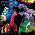 Green forest Dinosaur Transformer Wear Resistant Children Transforming Dinosaur Car Mold Toy. 