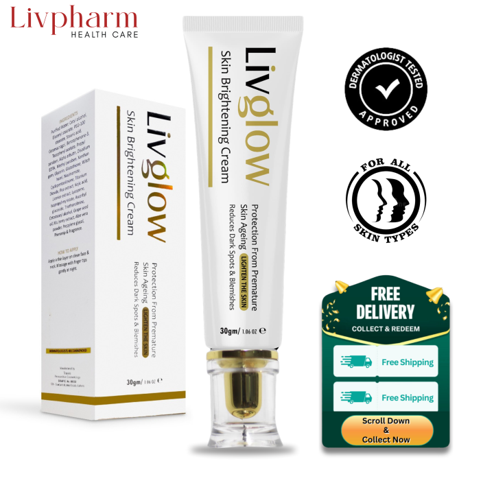 LIVGLOW%20Skin%20Brightening%20Cream%20-%2030gm%20-%20Unisex%20(Men%20&%20Women),%20Best%20Night%20Cream,%20Protection%20from%20Premature%20Skin%20Ageing,%20Lighten%20the%20Skin,%20Reduces%20Dark%20Spots%20&%20Blemishes.%20Skin%20Glow%20Cream,%20Treat%20Freckles,%20Original%20Cream%20-%20Image%202