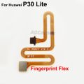 Aocarmo Home Button For Huawei P30 Lite / Nova 4e Touch ID Fingerprint Sensor Flex Cable Replacement Part. 