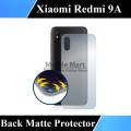 Xiaomi Redmi 9A Back Matte Protector Soft film Protection Soft Skin Sheet For Redmi 9A. 