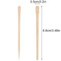 100PCS Wooden Wax Sticks Eyebrow, Lip, Nose Waxing Applicator Sticks for Hair Removal Disposable Depilation Spatula Wax Sticks. 