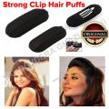 Hair Puff With Comb PACK OF 2 Hair Clip Puff Bun French Puff Princess Style Band Clip In Hair - Best Quality - Washable Durable- With Strong Clips Grips to Hold.  Totally Invisible. 