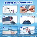 AVCXEC Electric Water Guns for Adults and Children, Automatic Water Gun Range Up to 25-32 Ft, Two Water Reservoirs, Powerful Electric Water Gun for Pools, Beaches, Party. 