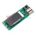 Dual Display Power Voltmeter LCD Screen 12V lithium Battery With USB Interface. 
