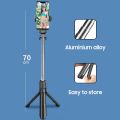 Wireless Selfie Stick Bluetooth Mini Tripod Extendable Monopod with Remote Shutter Phone Holder Stand for IOS Android Phone. 