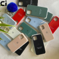 Caseit Silicone Soft Case for iPhon 7 to iPhon 17 Pro Max – Shockproof, Anti-Fingerprint, Smooth Matte Finish (Neon Pink / Red / Midnight Green / Purple). 