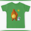Grizzy and lemmings Kids cotton T-Shirts for summer. 