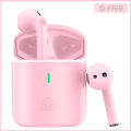 THREE PEACHES TWS Q Five Bluetooth 5.3 Noise-Cancelling, IPX4 Waterproof Elegant Design Earbuds. 