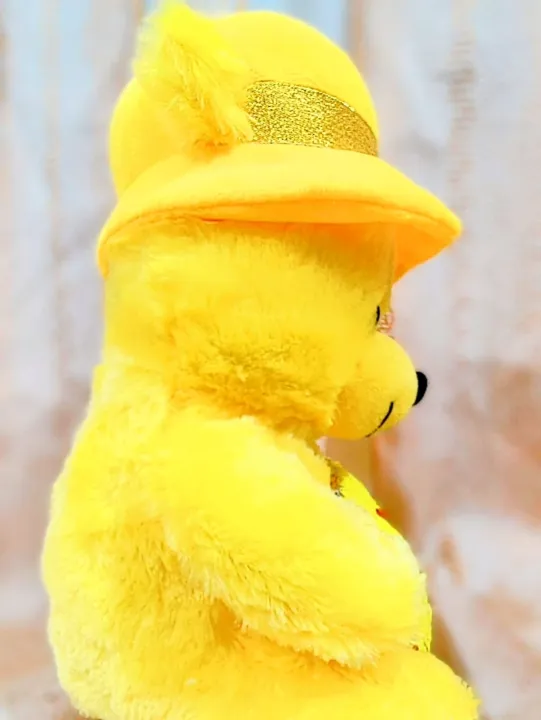 12''%20Sequince%20Heart%20Fluffy%20Teddy%20Bear%20Hat%20Wear%20Teddy%20Bear%20for%20Girls/%20Kids%20-%20Yellow%20-%20Image%207