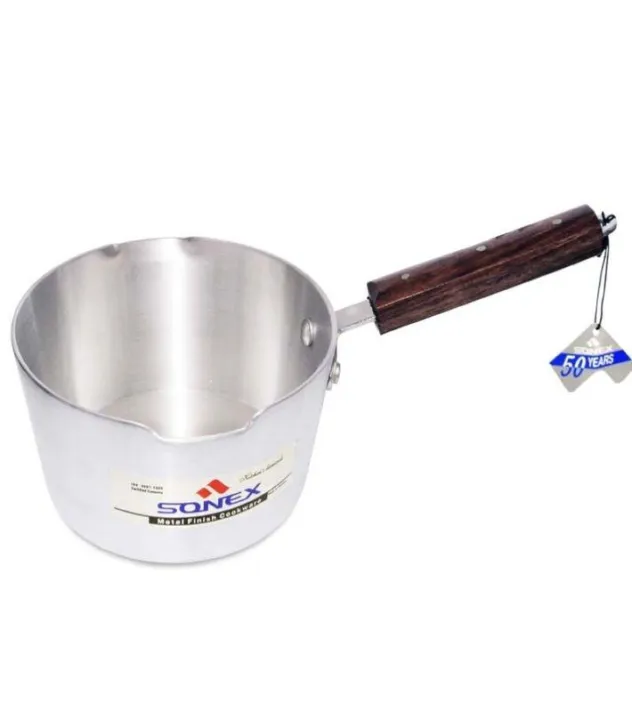 Sonex%20Milk%20Pan%20Sauce%20Pan%20Silver%20Steel%20Sauce%20Pan%20Saucepan%20Without%20Lid%20Aluminum%20Sonex%20-%20Image%203