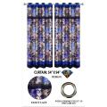 Diamond Crystal Cotton Curtains,Fancy curtains, Fancy Cotton Satin curtains A set of two pcs(1pair). 