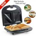 MultiNet  Sandwich Maker 4 Slice Sandwich Toaster with Non-Stick Coating & Double Sided Uniform Heating. 