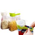 Bag Clips For Food,Bag Clips With Cap Pour Spout,Chip Clips For Bags,Seal Pour Food Storage Snack Bag Clip, Kitchen Food Storage and Organization Moisture Sealing Clamp. 