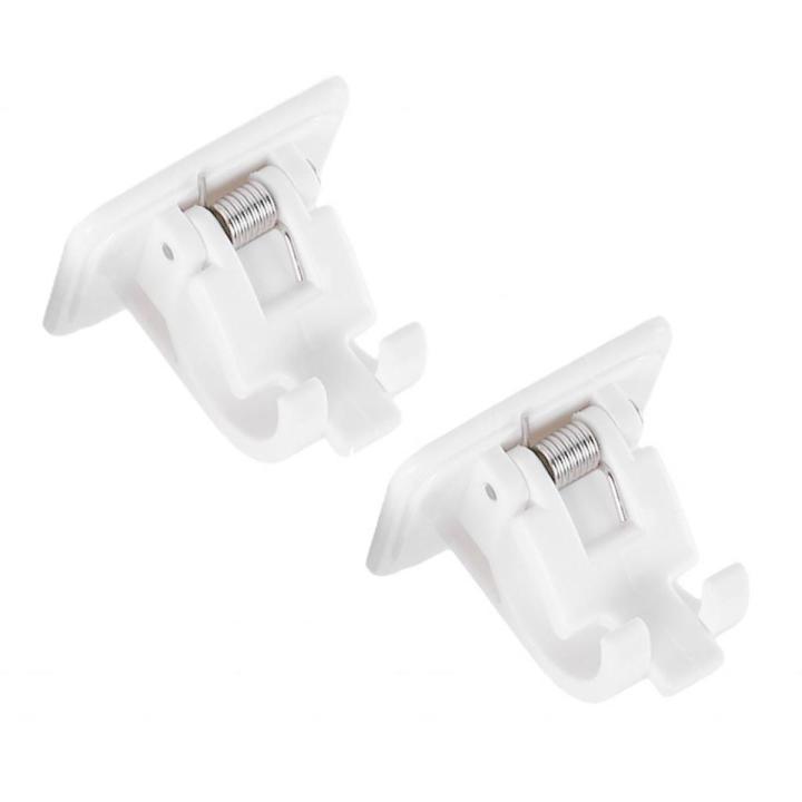 NYT 2Pcs Self Adhesive Curtain Rod Bracket For Hanging Net Curtain Voile Party Decor
