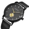 Curdden Watches Mens S Stainless Steel Gold Quartz Wristwatch Montre Homme Relogios Masculinos. 