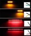 Flexible Brake Light With Indicators For Bikes With Double Tape. 