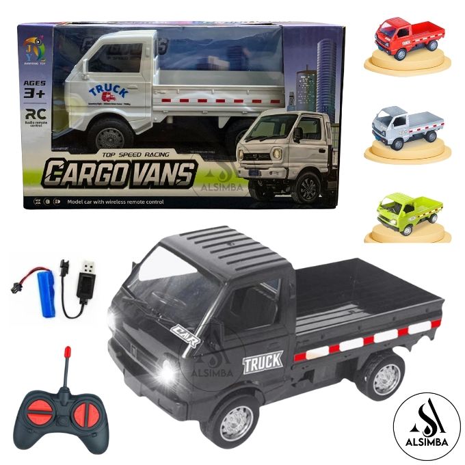 Remote Control Suzuki Rechargeable With Spray Smoke – Headlights & Sound Functions – 1:16 Scale Pickup & Delivery Truck – Random Color