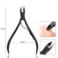 Nail Clipper Cutters Scissors Dead Skin Remover Stainless Steel Material Profession Nail Manicure Salon Art Black Pedicure Tools. 