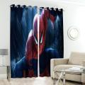 Spiderman Digital Printed Curtain Pair. 