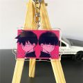 Mob Psycho 100 Keychain Anime Mobu Saiko Hyaku Acrylic Key Chain Funny Cartoon Figures Pendant Key Ring Holder Jewelry Chaveiro. 