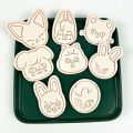 Kpop idol Stray Kids Cookie Cutter Kawaii Biscuit Mould Cartoon Cookie Cutter SKZ 3D Pressable Cake Decorag Tool. 