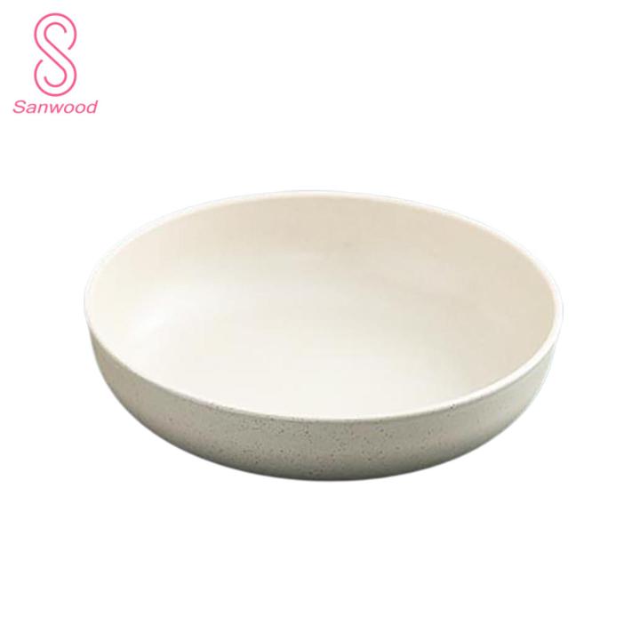 Dinner Plate Solid Color Food Plate Home Anti-Slip Base Dinner Dish
