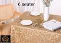 PVC Dining Table Cover for 6 & 8 Seater Rectangle (60 x 90)  | (60 x 102) Dining Table Cloth | Dining Table Cover | Dining Table Cover Sheet. 